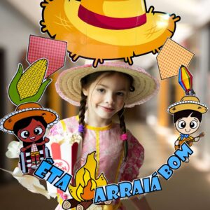 Bambolê tema Festa Junina