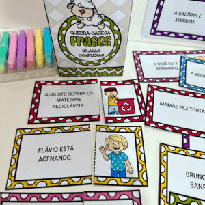 Quebra-cabeça das Frases Sílabas Complexas