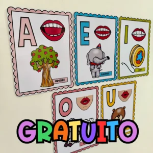 Cards Vogais - Gratuito