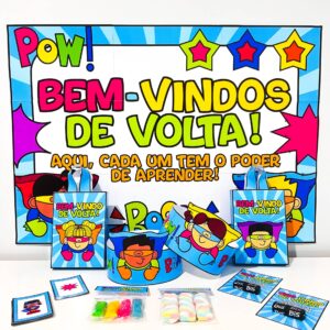 Volta às Aulas Super Heróis