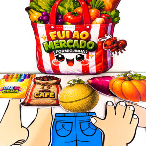 Sacola Musical Fui ao Mercado (Formiguinha)