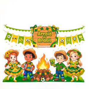 Painel “Arraiá do Brasil”