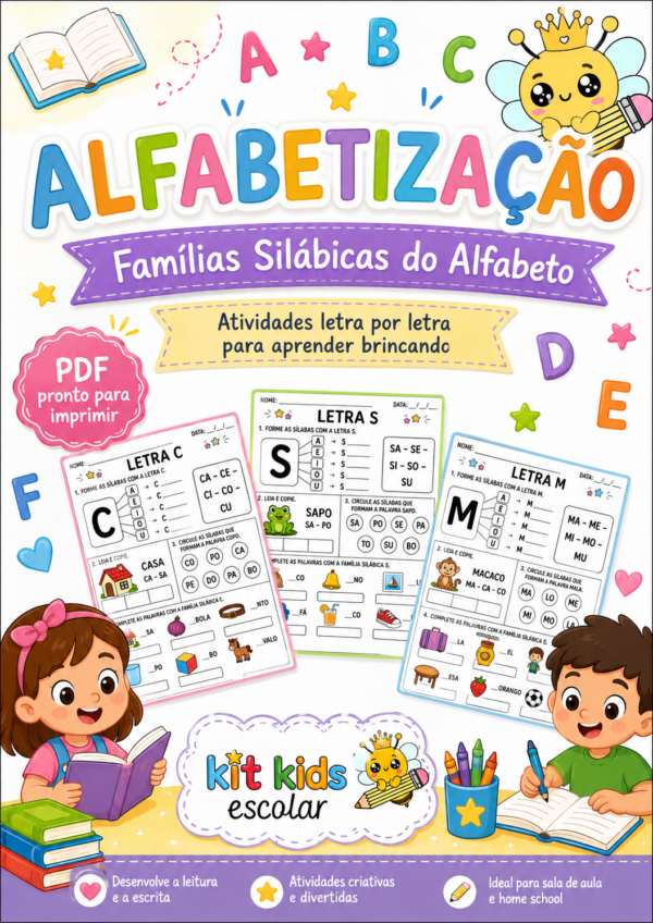 Famílias Silábicas do Alfabeto - Educação e Criatividade