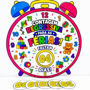 Painel Contagem Regressiva para as Férias