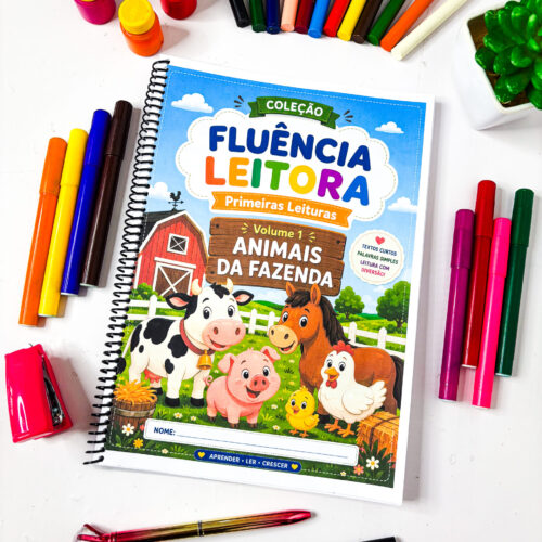 Apostila Fluência Leitora – Animais da Fazenda (Volume 1)
