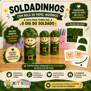 Soldadinho de Rolo de papel