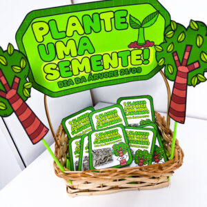 Cesta Lembrancinha Dia Da Árvore