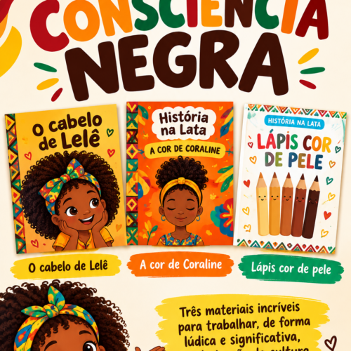 Combo de Histórias na Lata- Consciência Negra
